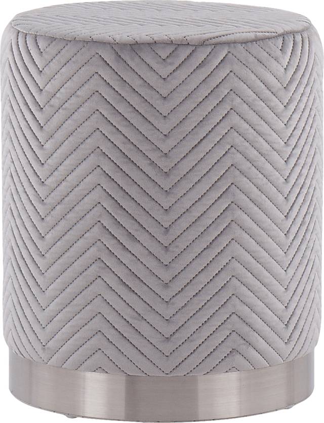 Valegreen Silver Ottoman - Thumbnail - Image 1