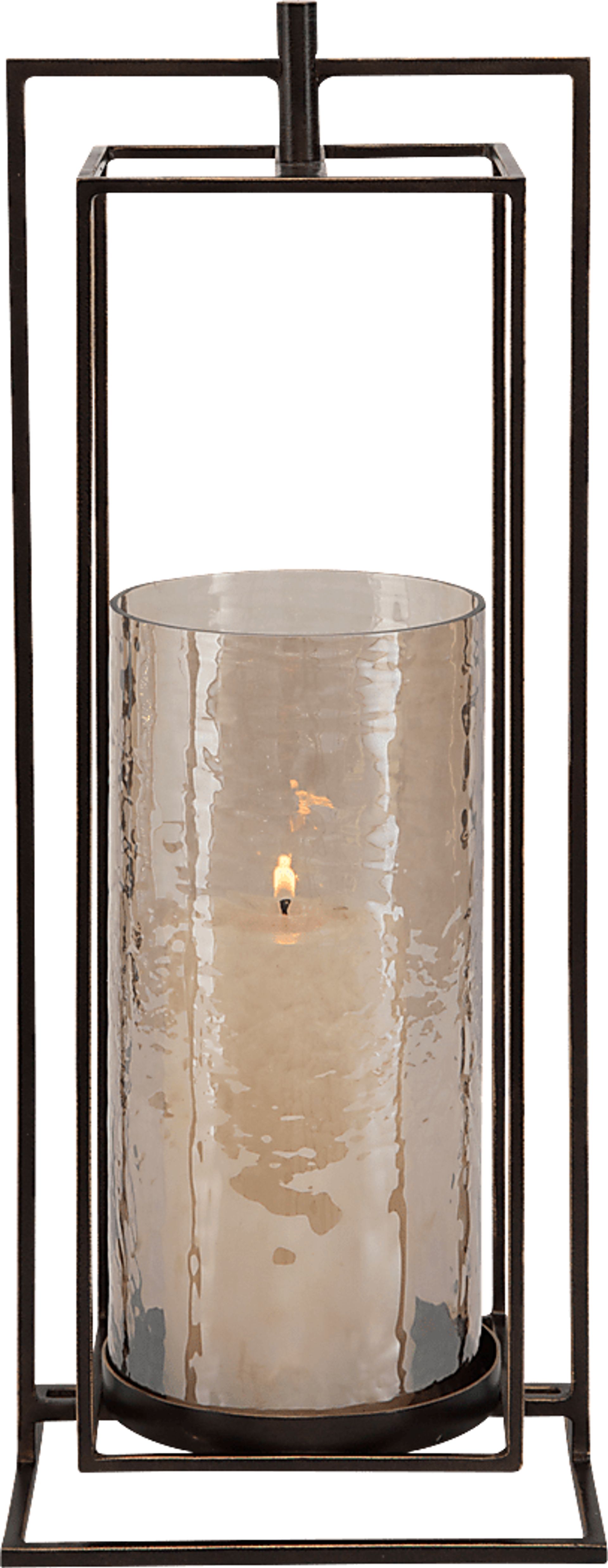 Valena Bronze Candle Holder - Image 1