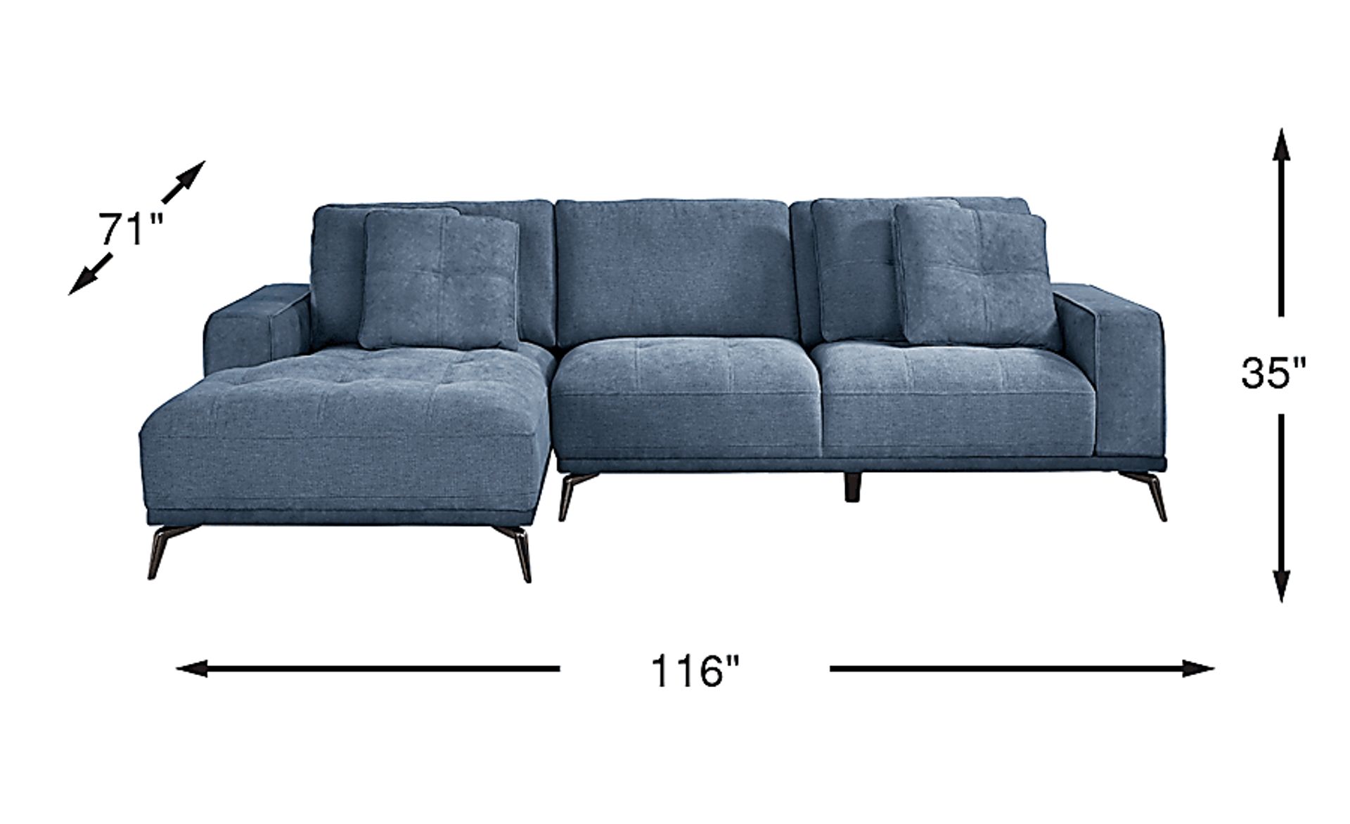 Dimension Image. Please refer to the Dimension Tab on this page for dimension details.