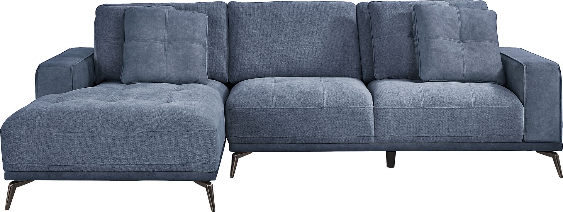 Valencia Blue 2 Pc Sectional - Image 1