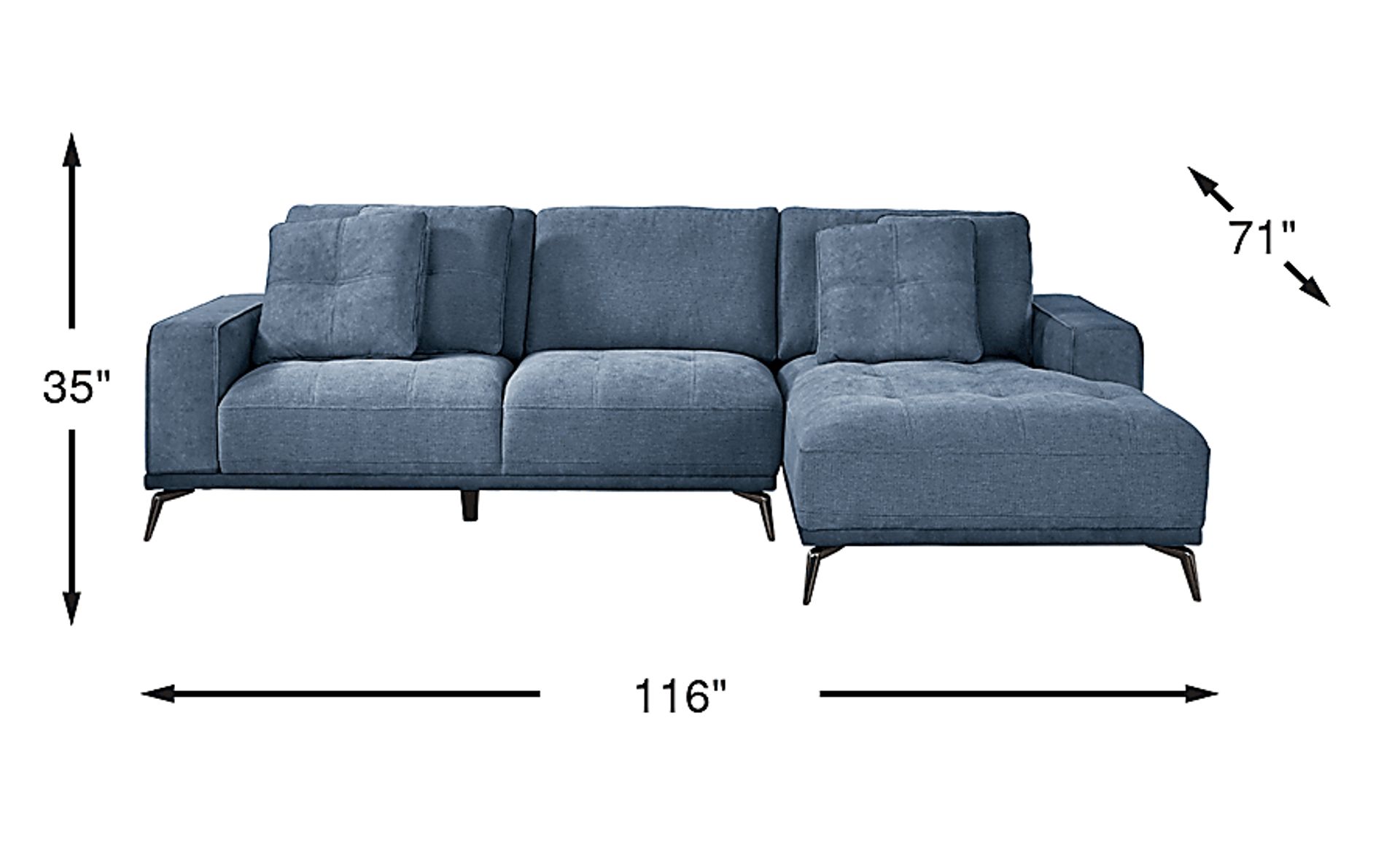 Dimension Image. Please refer to the Dimension Tab on this page for dimension details.