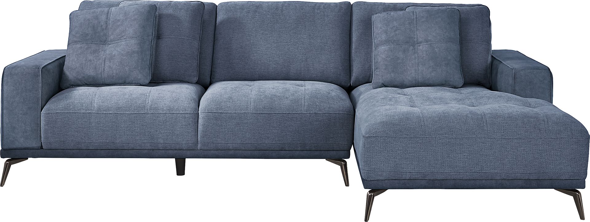 Valencia Blue 2 Pc Sectional - Image 1