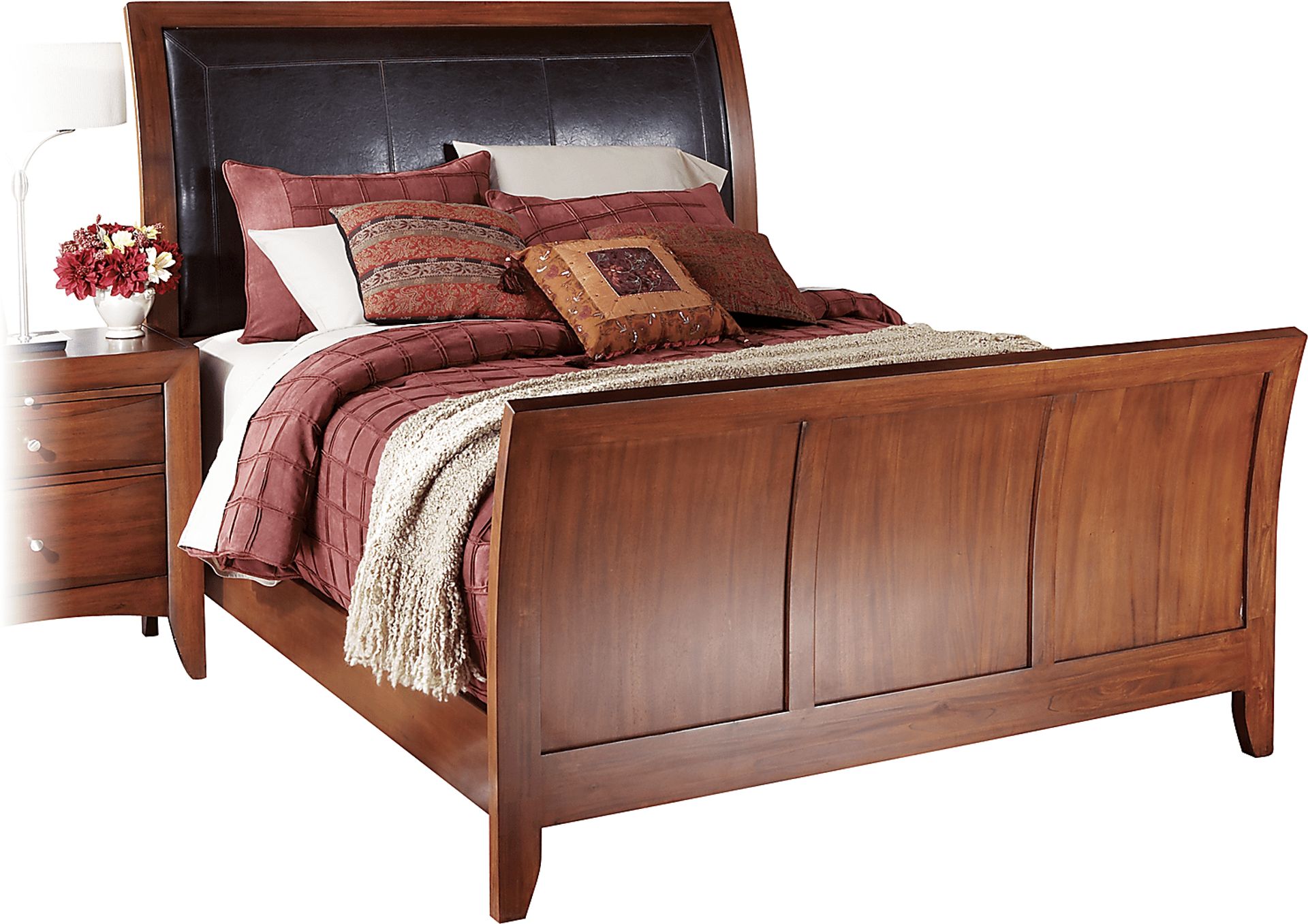 Valencia Light Sleigh 3 Pc King Bed - Image 1