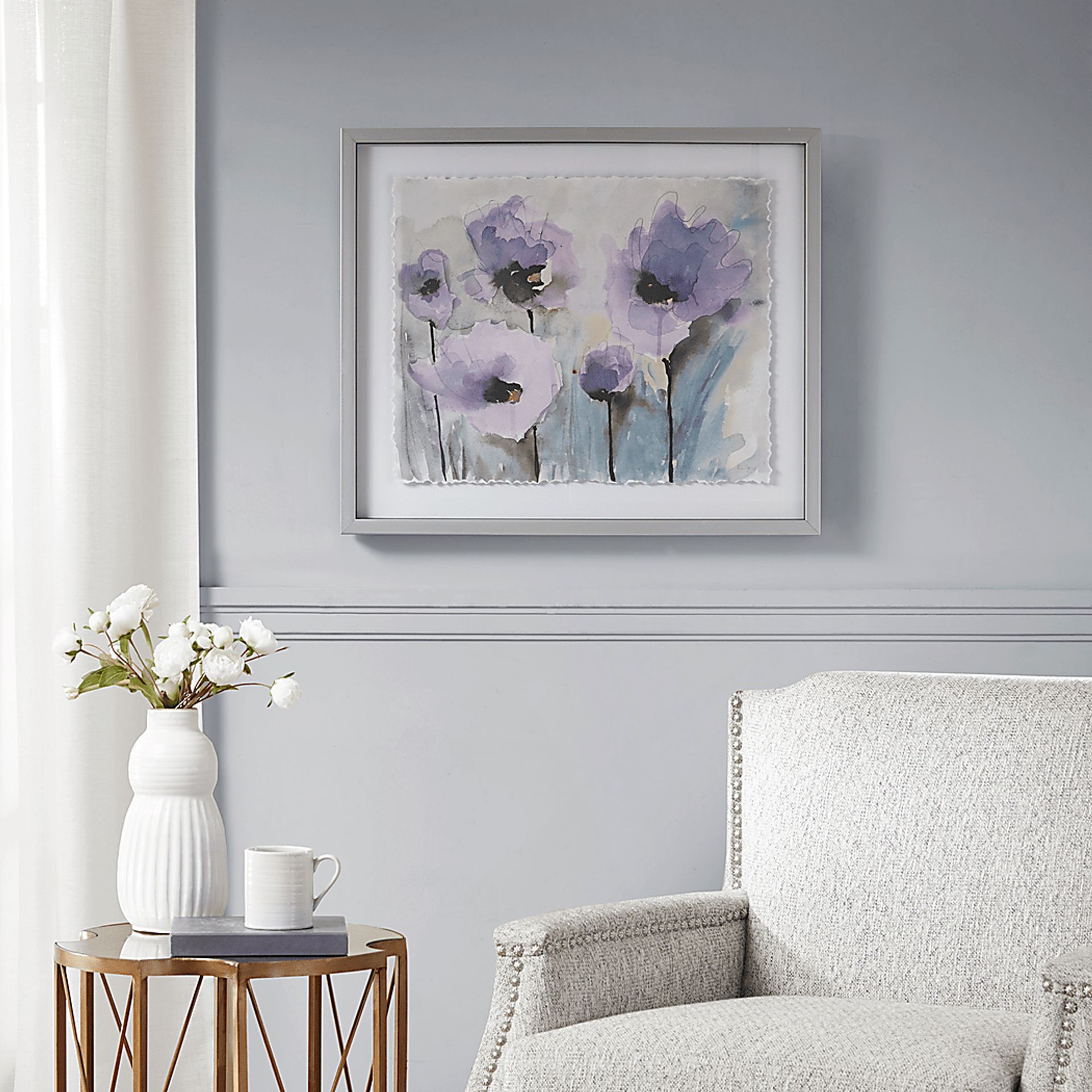 Valerie's Garden Purple Artwork - Image 2