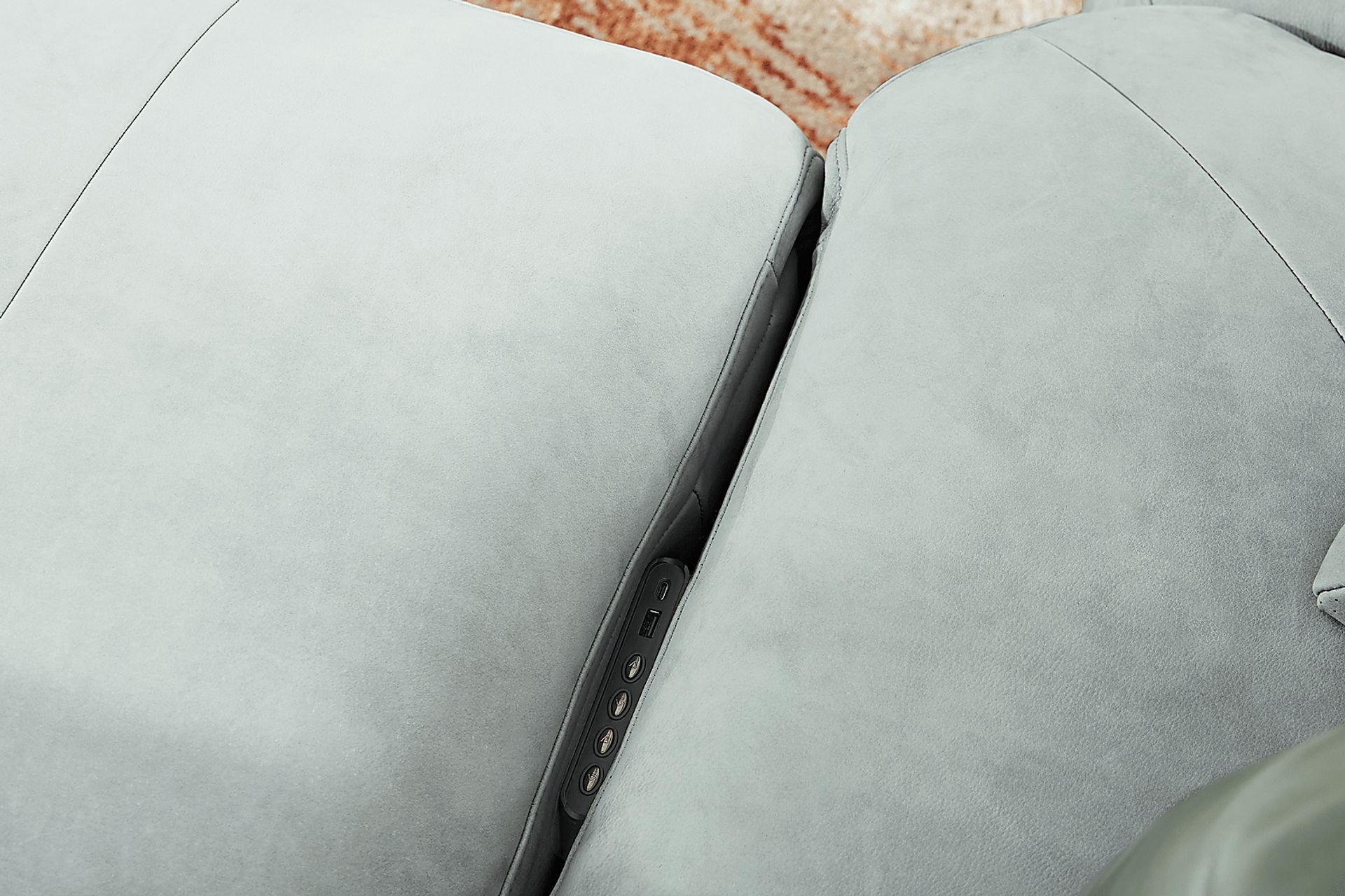 Valerio Hydra Leather 5 Pc Dual Power Reclining Sectional - Image 11