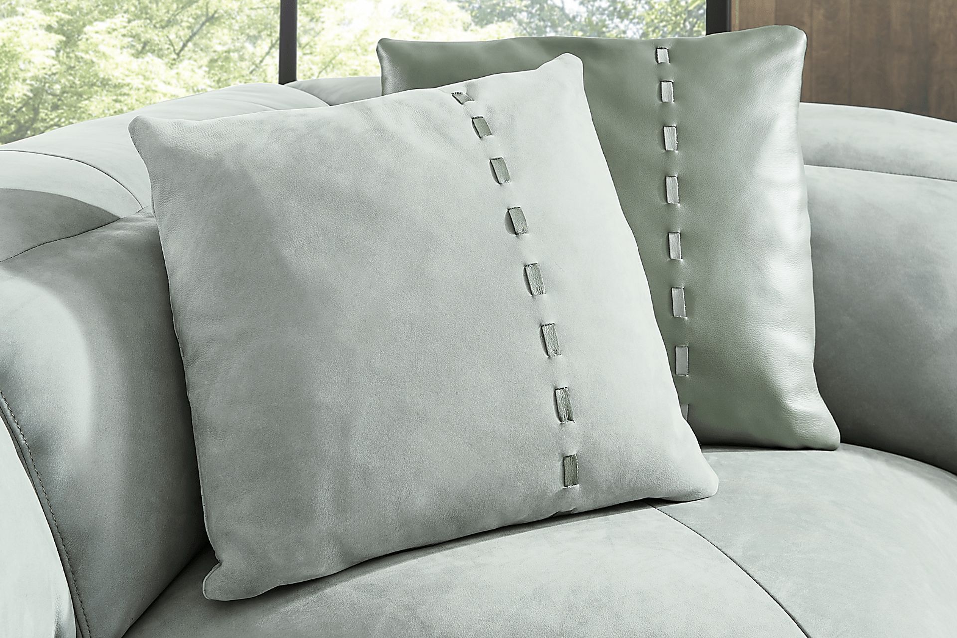 Valerio Hydra Leather 6 Pc Dual Power Reclining Sectional - Image 4