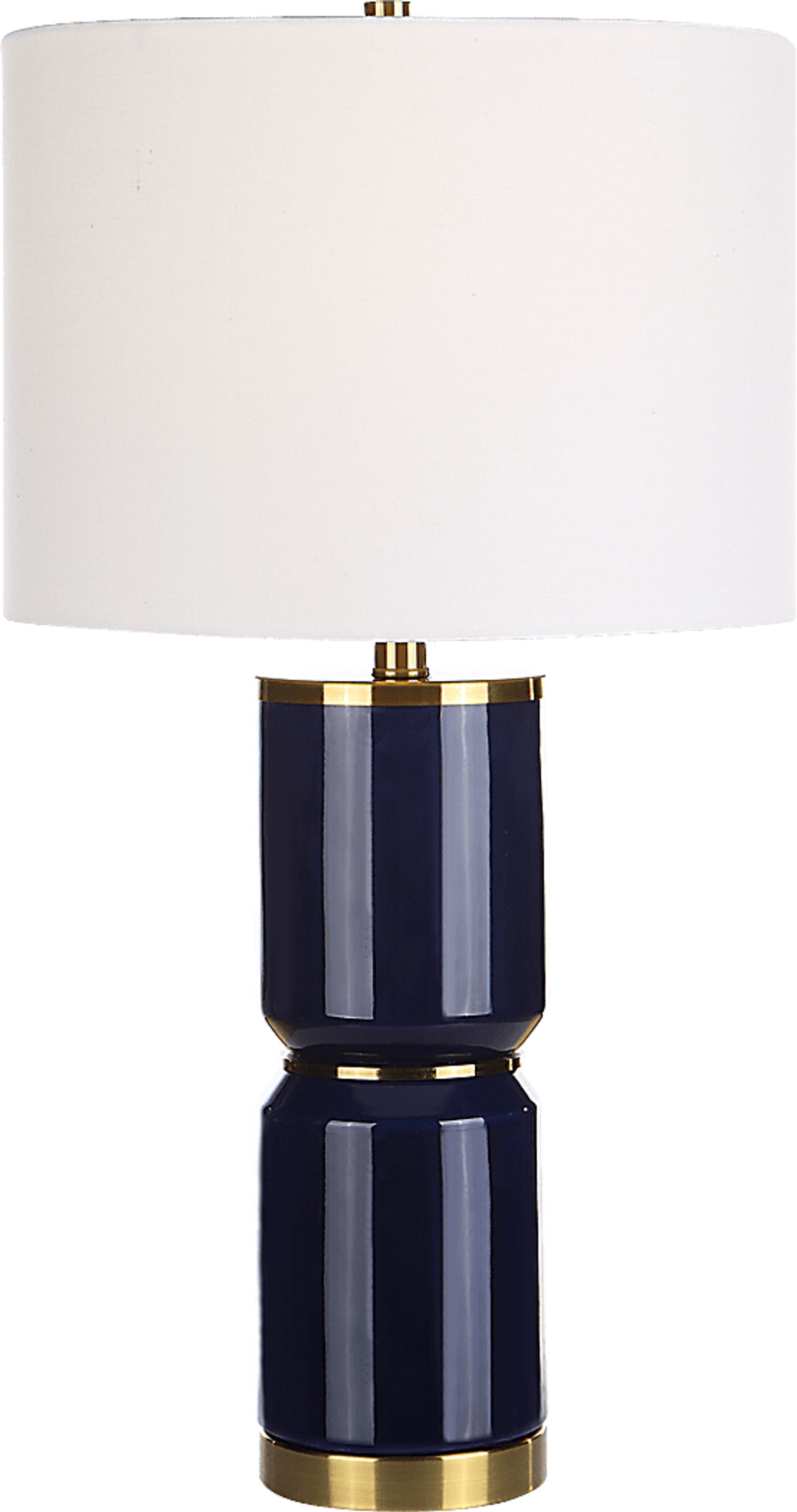 Valesca Circle Blue Lamp - Image 7