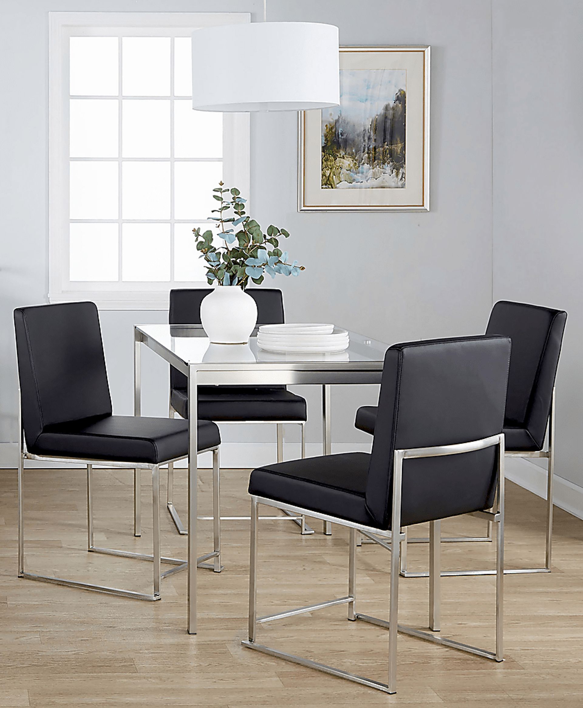 Valeview Black 5pc Dining Set - Image 3