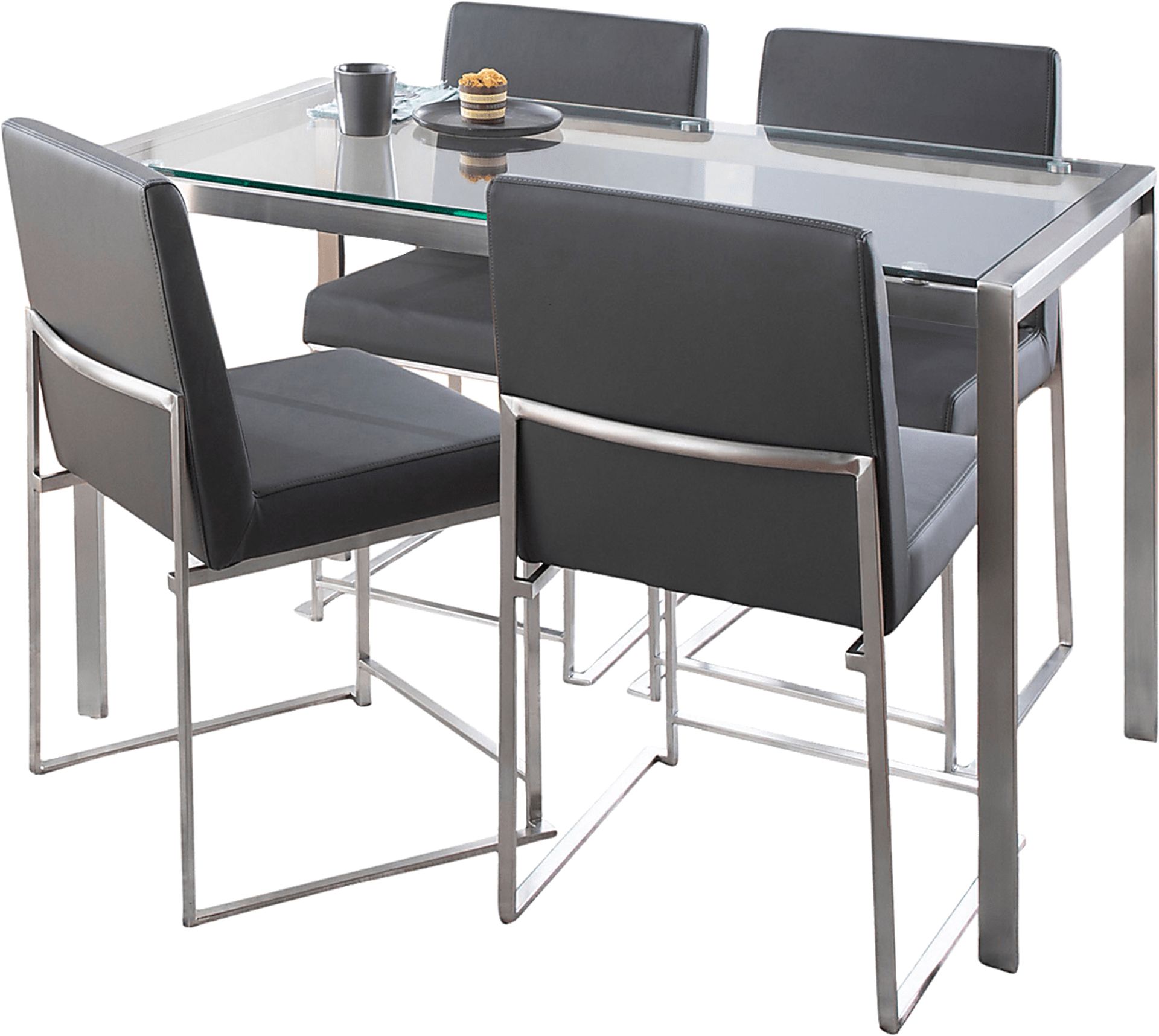 Valeview Gray 5pc Dining Set - Image 1