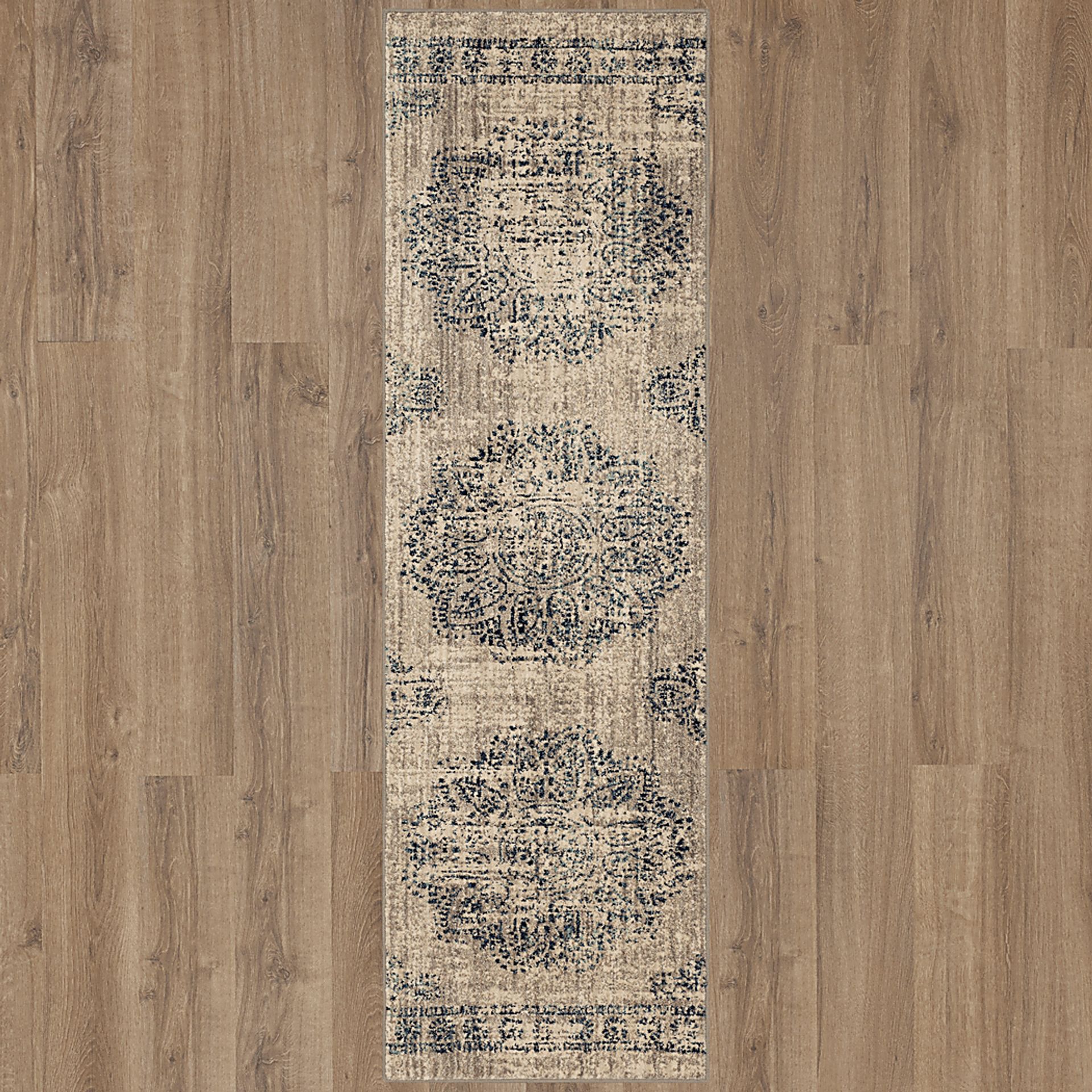 Valewood Indigo 2'4 x 7'10 Runner Rug - Image 2