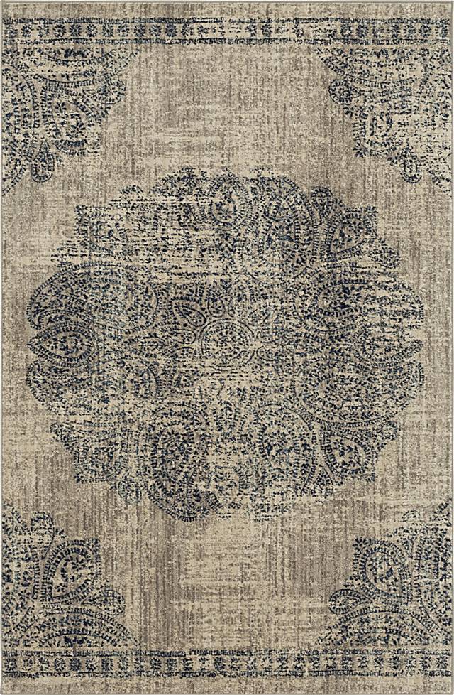 Valewood Indigo 5'3 x 7'10 Rug - Thumbnail - Image 1