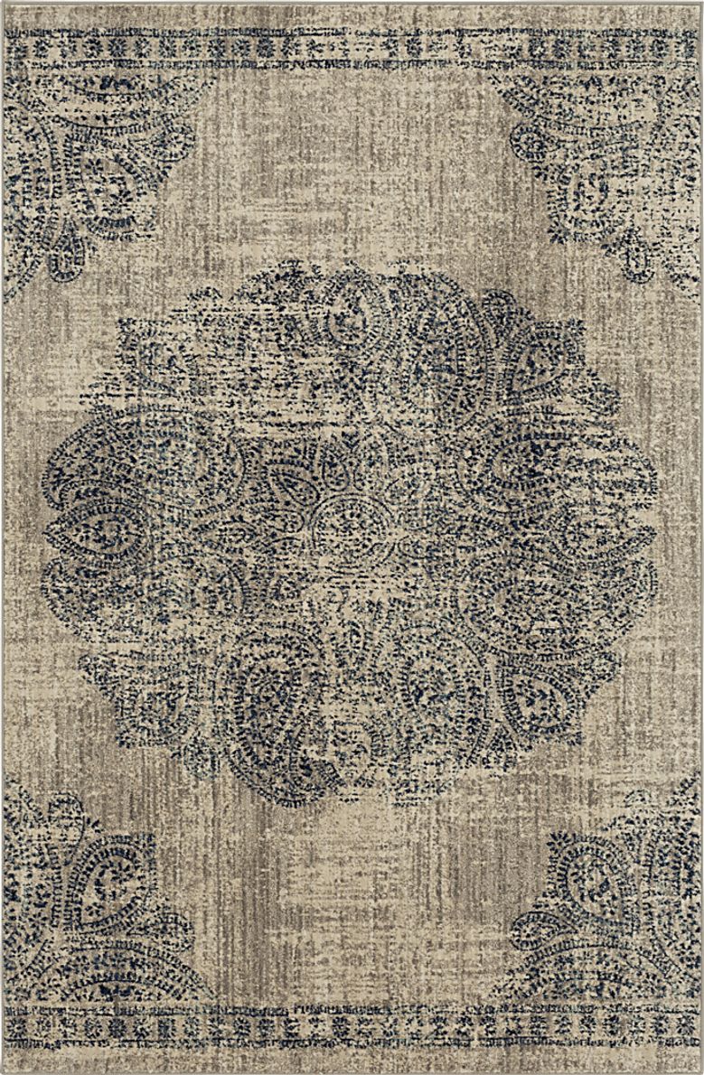 Drew & Jonathan Valewood Indigo Blue Rugs Rooms To Go