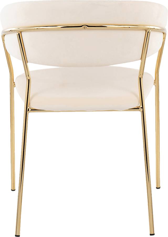 Valhigh Cream Arm Chair, Set of 2 - Thumbnail - Image 5