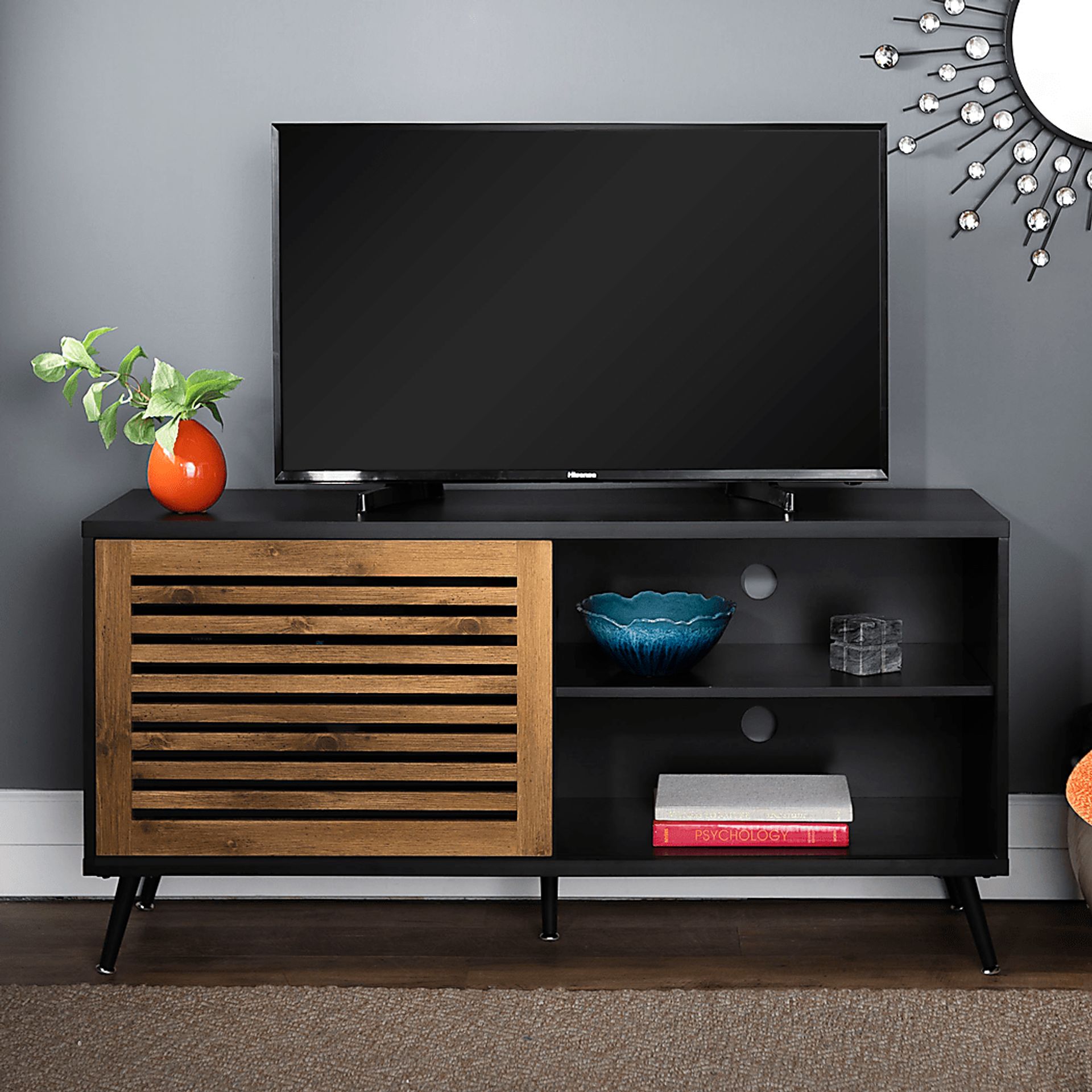Valinda Black 52 in. Console - Image 4