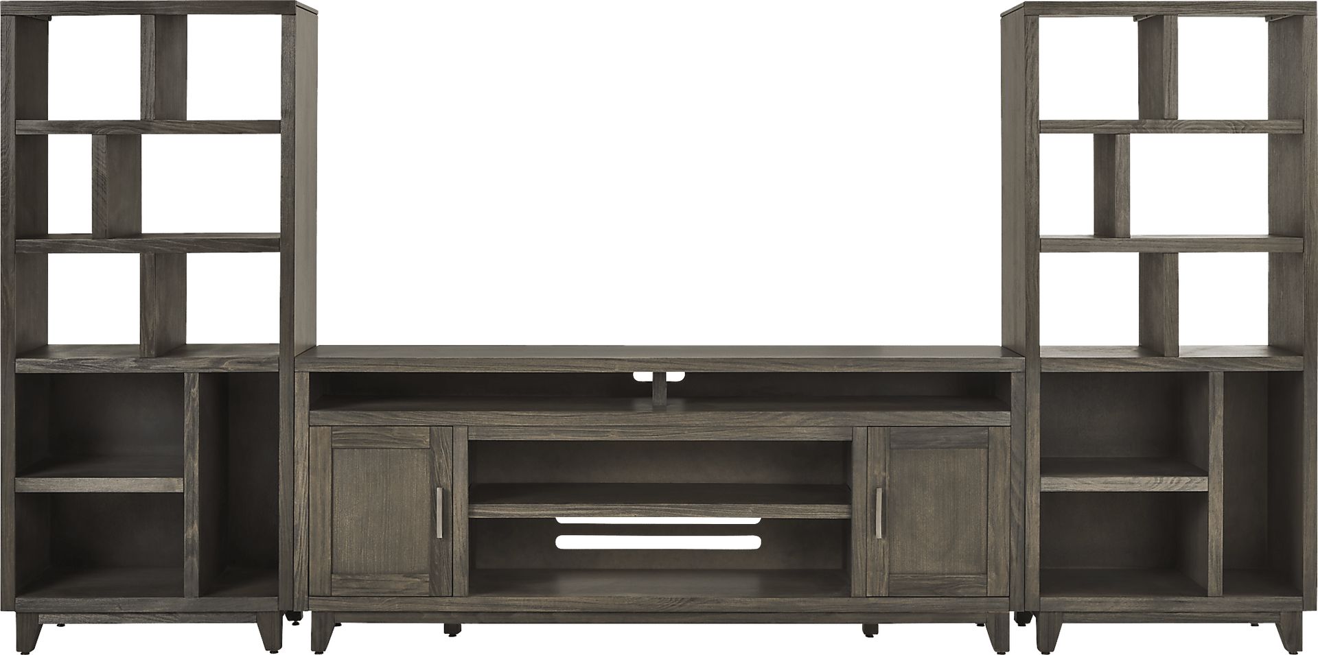 Valinor Brown 3 Pc Wall Unit with 80 in. Console - Image 1
