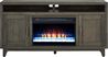 Valinor Brown 64 in. Console with Electric Fireplace
