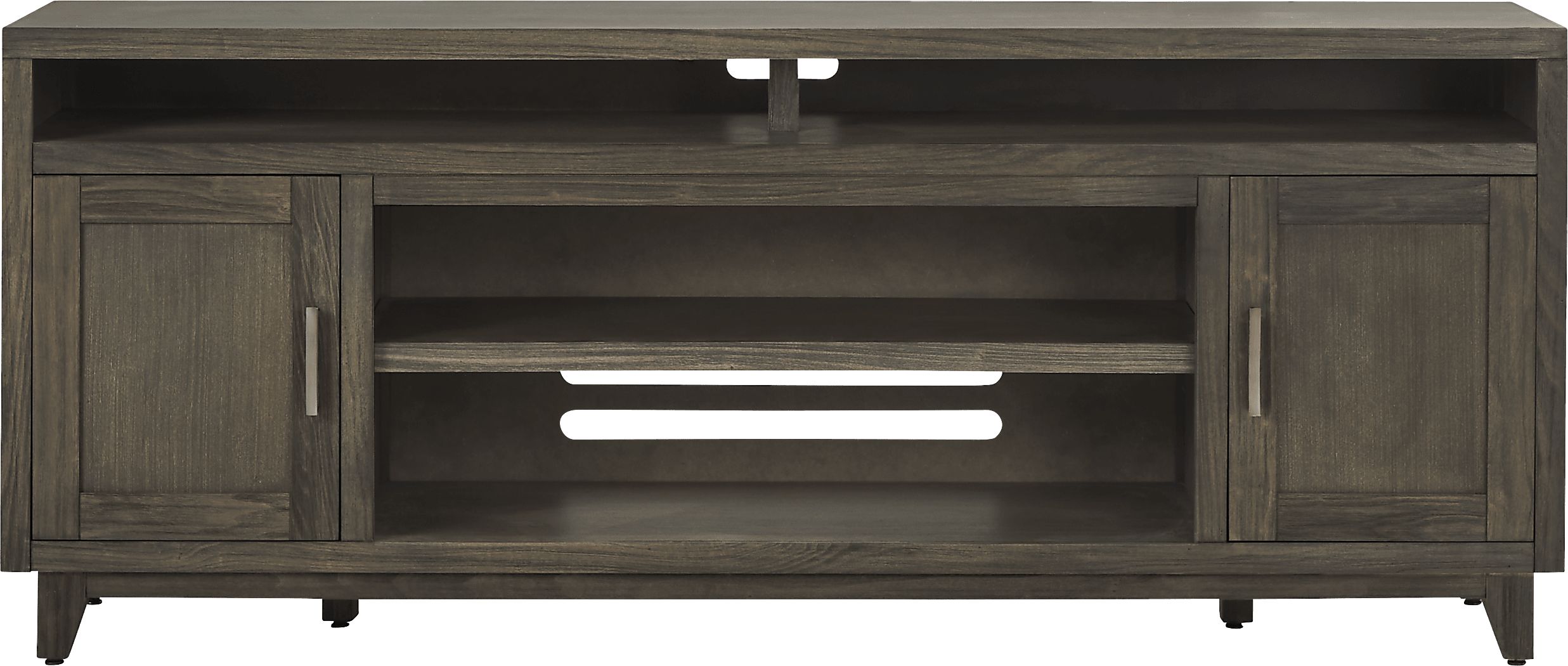 Valinor Brown Dark Wood 80 in. Console | Rooms to Go
