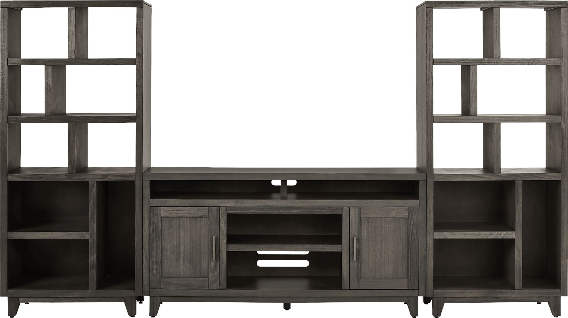 Valinor Smoke 3 Pc Wall Unit with 64 in. Console - Image 1