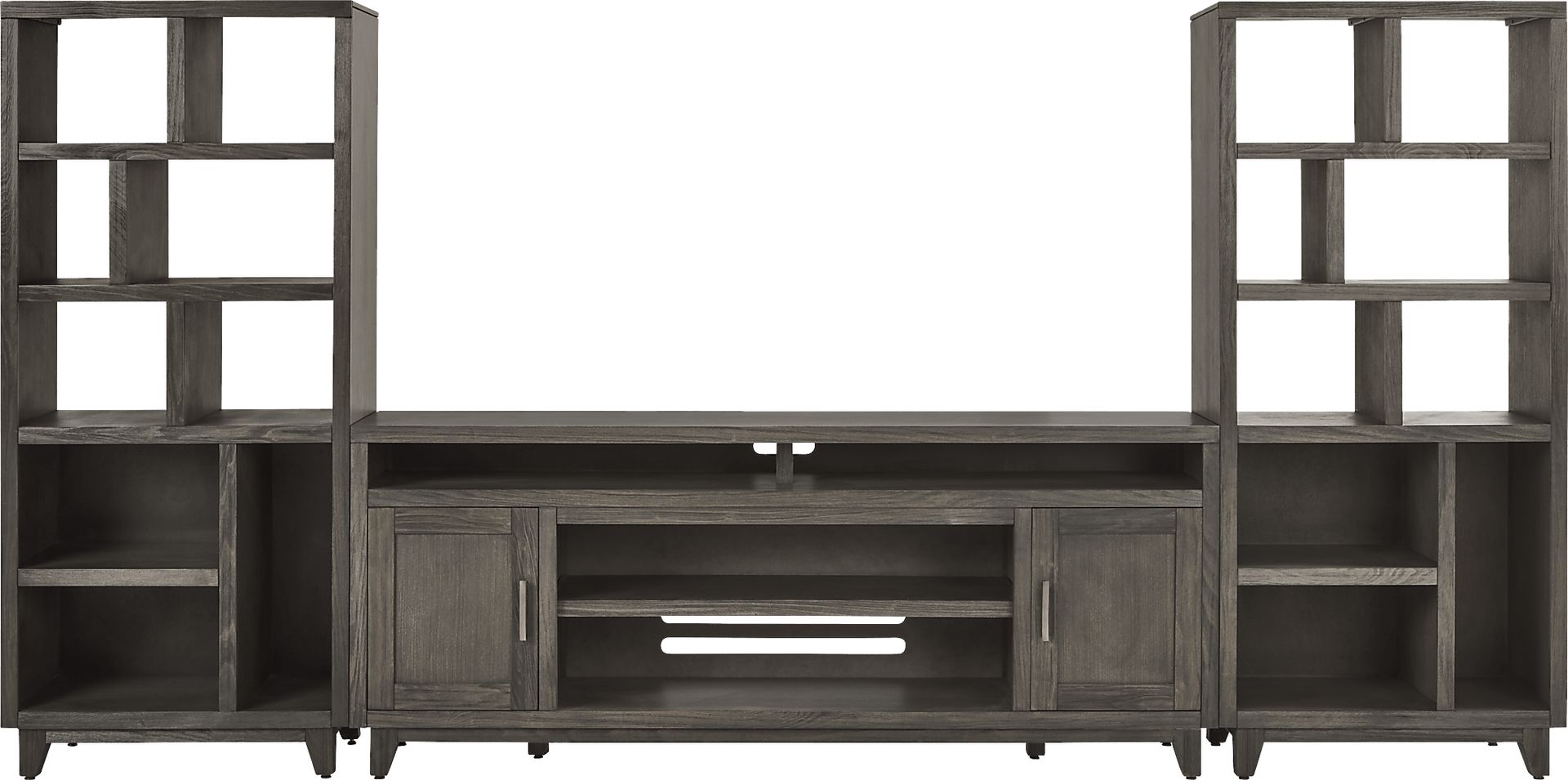 Valinor Smoke 3 Pc Wall Unit with 80 in. Console - Image 1