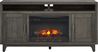 Valinor Smoke 64 in. Console with Electric Log Fireplace