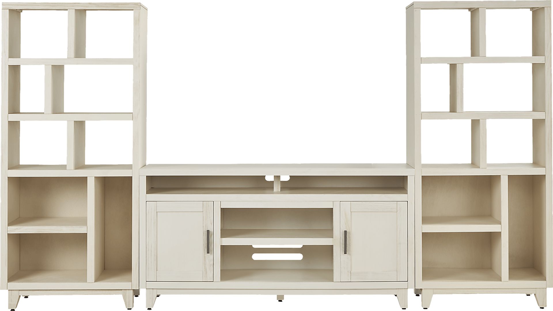 Valinor White 3 Pc Wall Unit with 64 in. Console - Image 1
