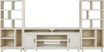 Valinor White 3 Pc Wall Unit with 80 in. Console