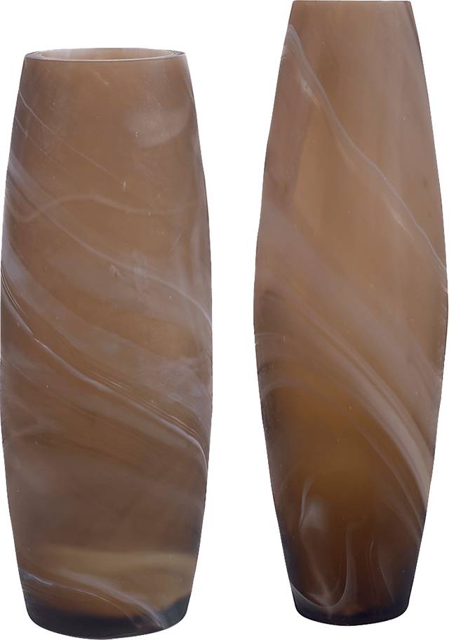 Valko Brown Vase, Set of 2 - Thumbnail - Image 1