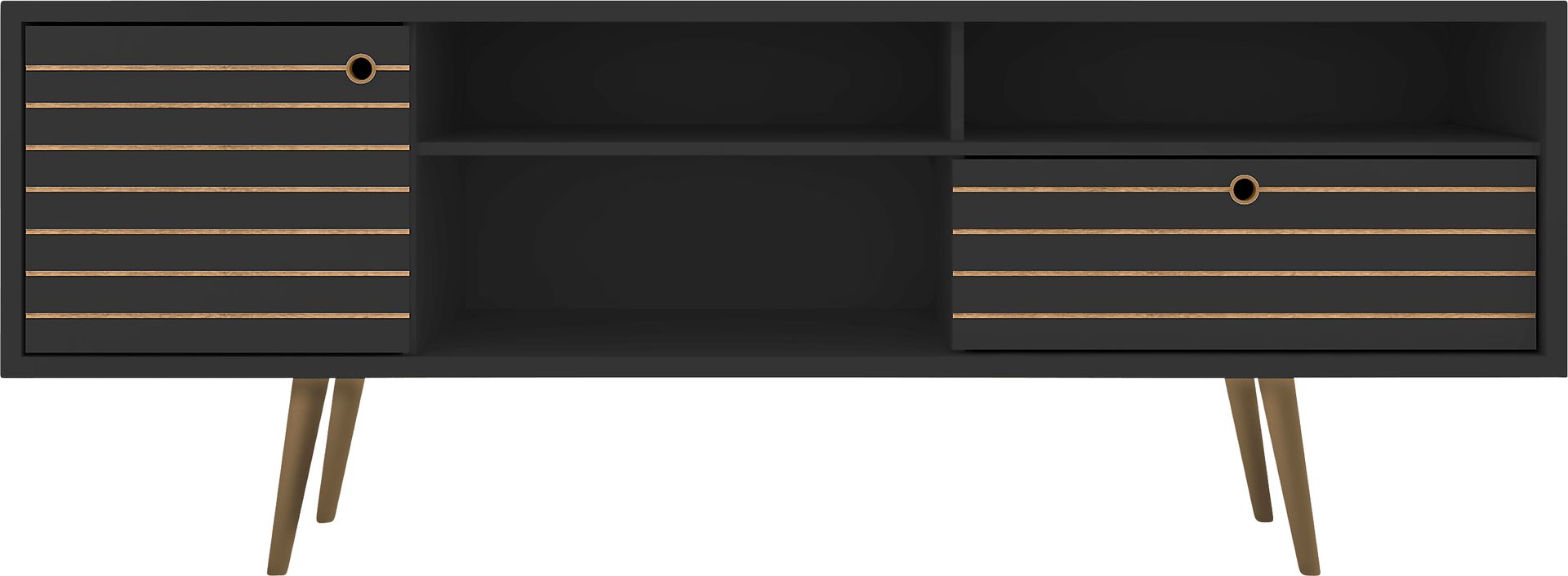 Vallar Black 71 In. Console - Image 1