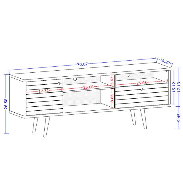 Vallar Brown 71 In. Console - Thumbnail - Image 9