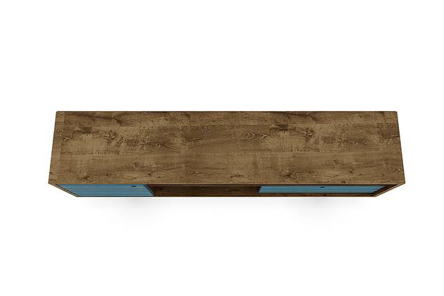 Vallar Brown/Blue 71 In. Console - Thumbnail - Image 7