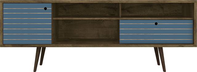 Vallar Brown/Blue 71 In. Console - Thumbnail - Image 1