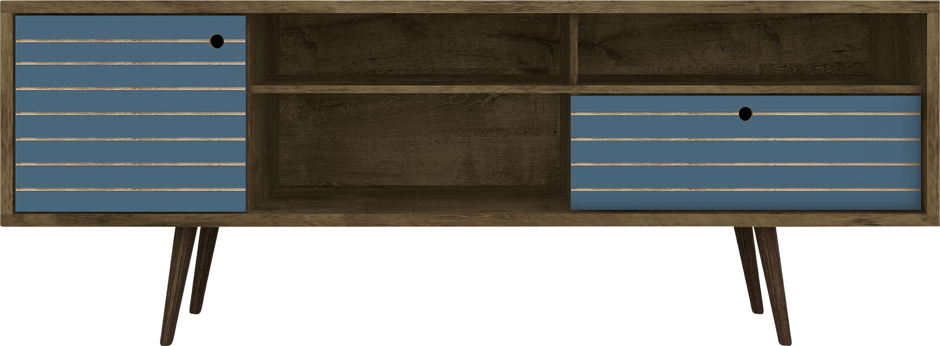 Vallar Brown/Blue 71 In. Console - Image 1