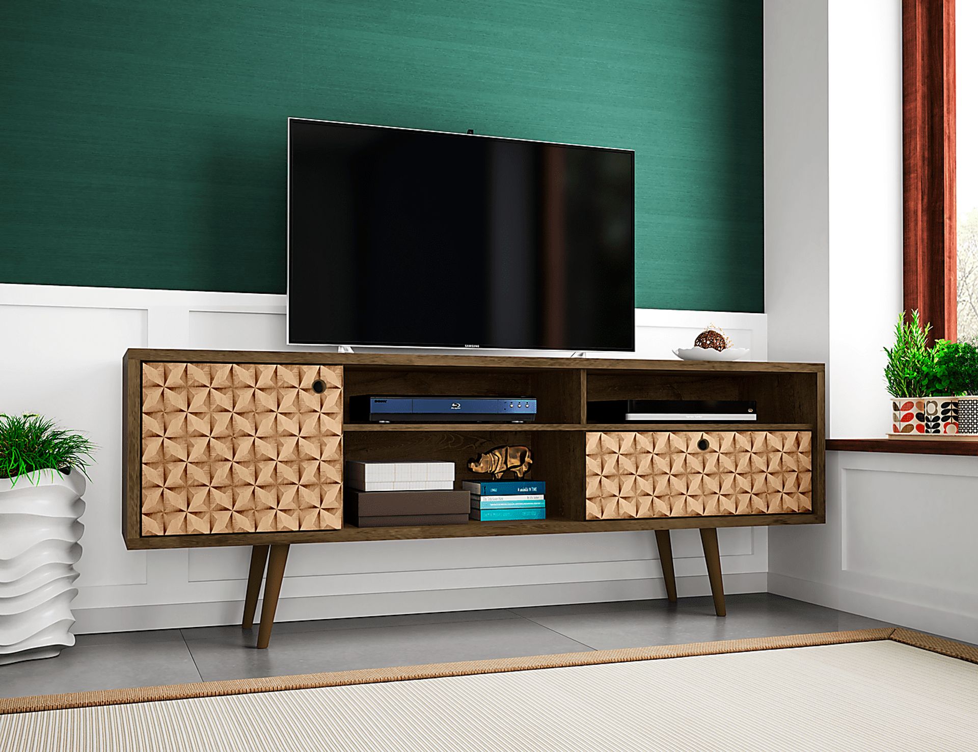 Vallar Brown/Toffee 71 In. Console - Image 3