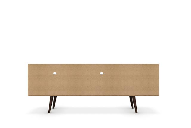 Vallar White/Brown 71 In. Console - Thumbnail - Image 8