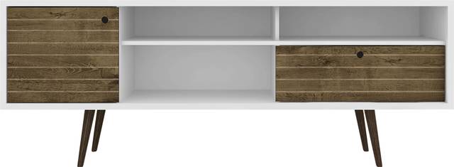 Vallar White/Brown 71 In. Console - Thumbnail - Image 1