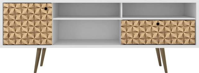 Vallar White/Toffee 71 In. Console - Thumbnail - Image 1
