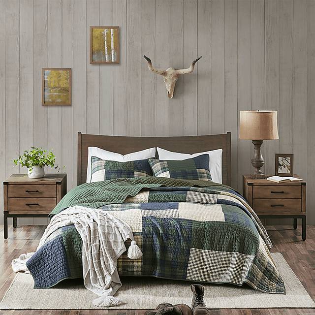 Vallete Green 3 Pc King/California King Coverlet Set - Thumbnail - Image 11