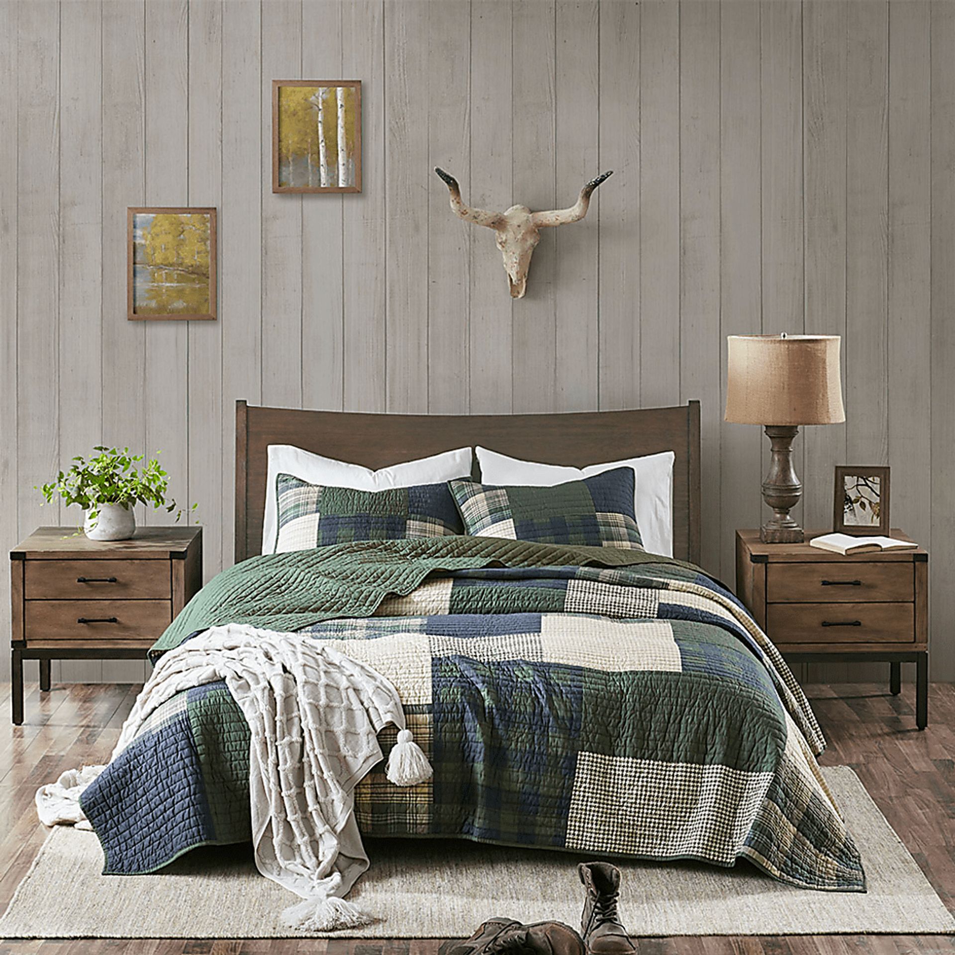 Vallete Green 3 Pc King/California King Coverlet Set - Image 11