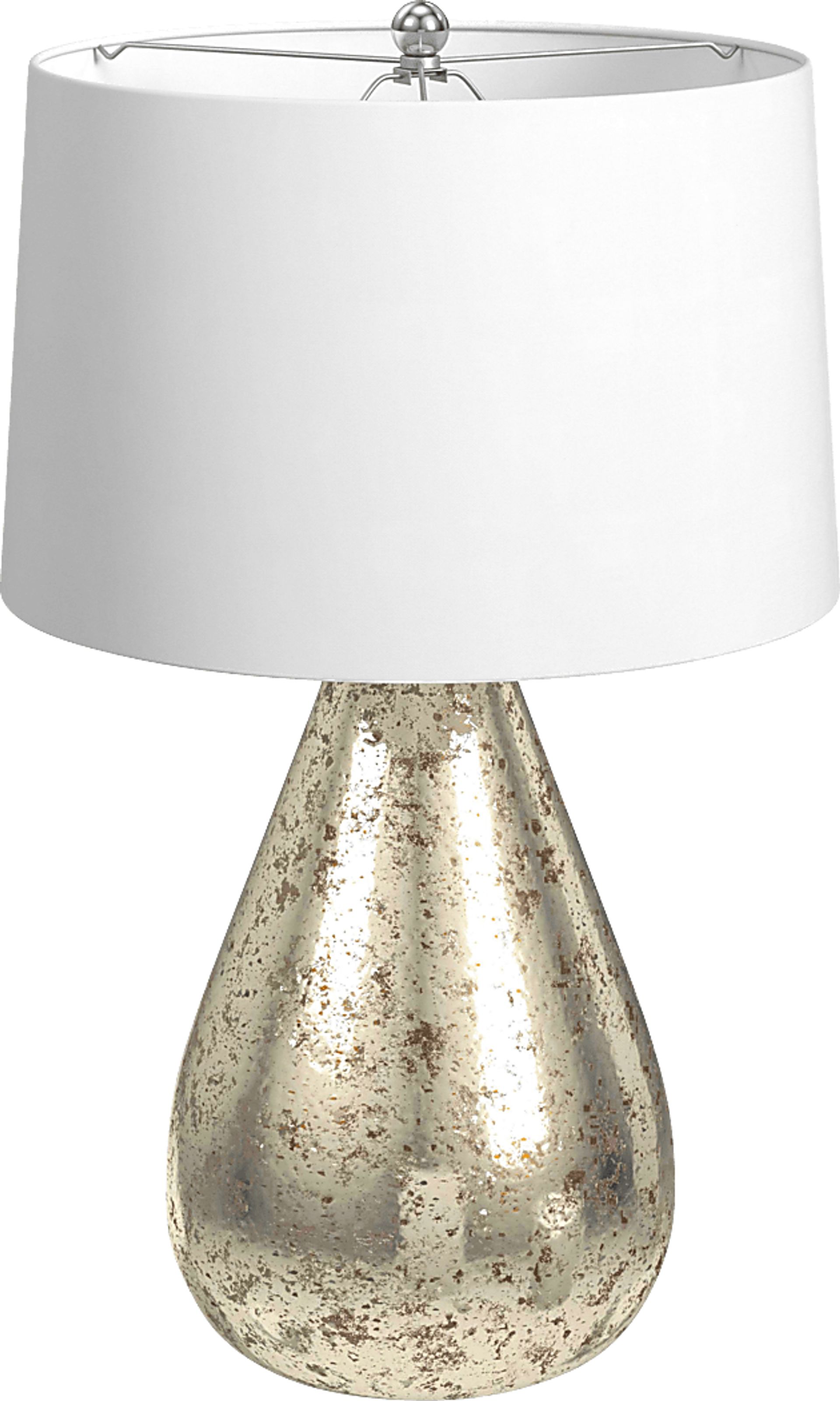 Valletta Circle Silver Lamp - Image 1
