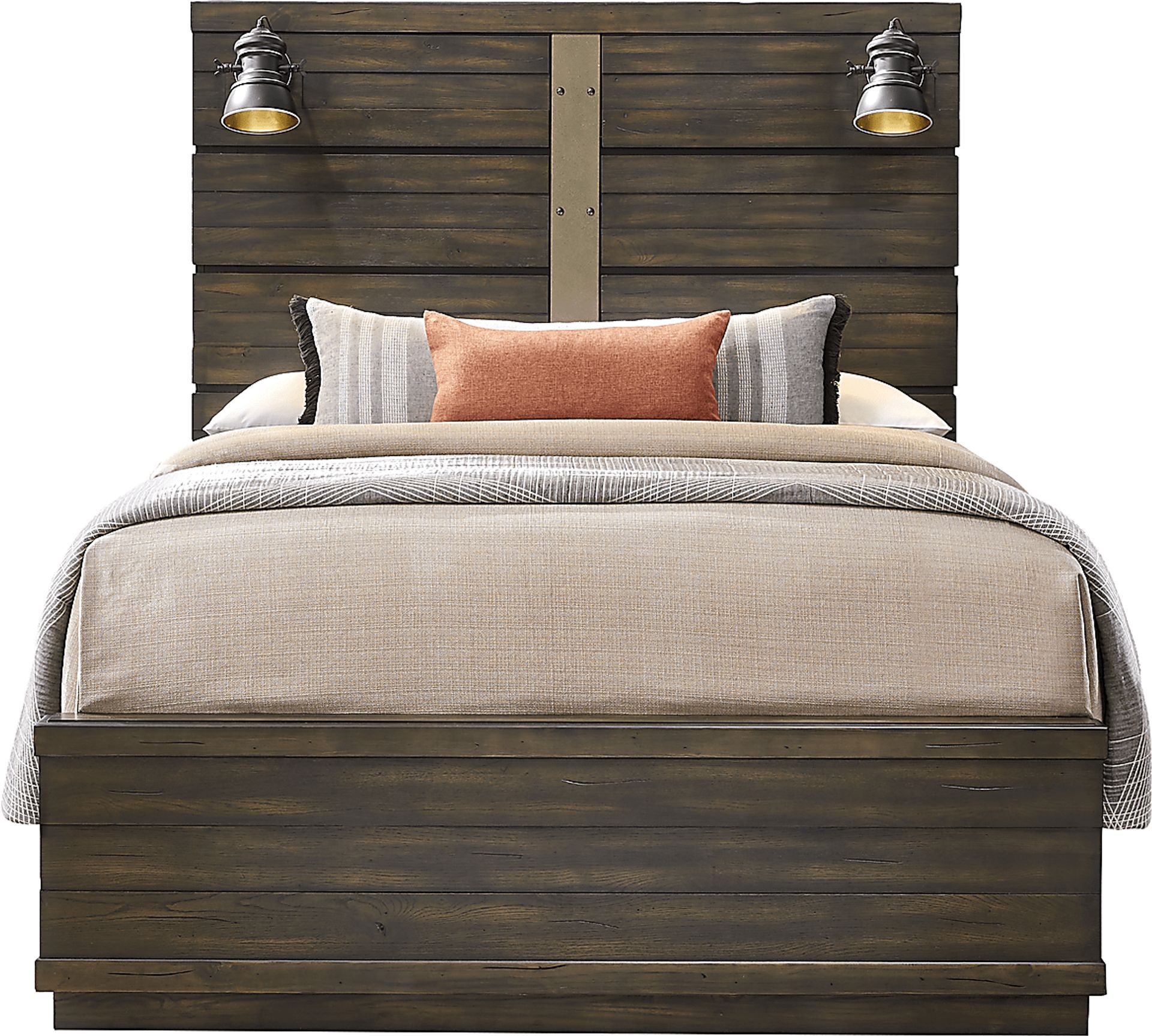 Valley Creek Brown 5 Pc Queen Panel Bedroom - Image 2