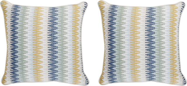 Valley Meadow Sage Indoor/Outdoor Accent Pillow, Set of 2 - Thumbnail - Image 1