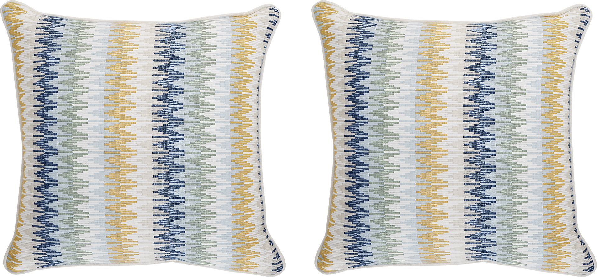 Valley Meadow Sage Indoor/Outdoor Accent Pillow, Set of 2 - Image 1