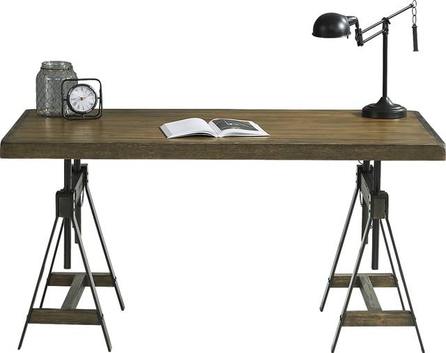 Valley Park Brown Desk - Thumbnail - Image 1