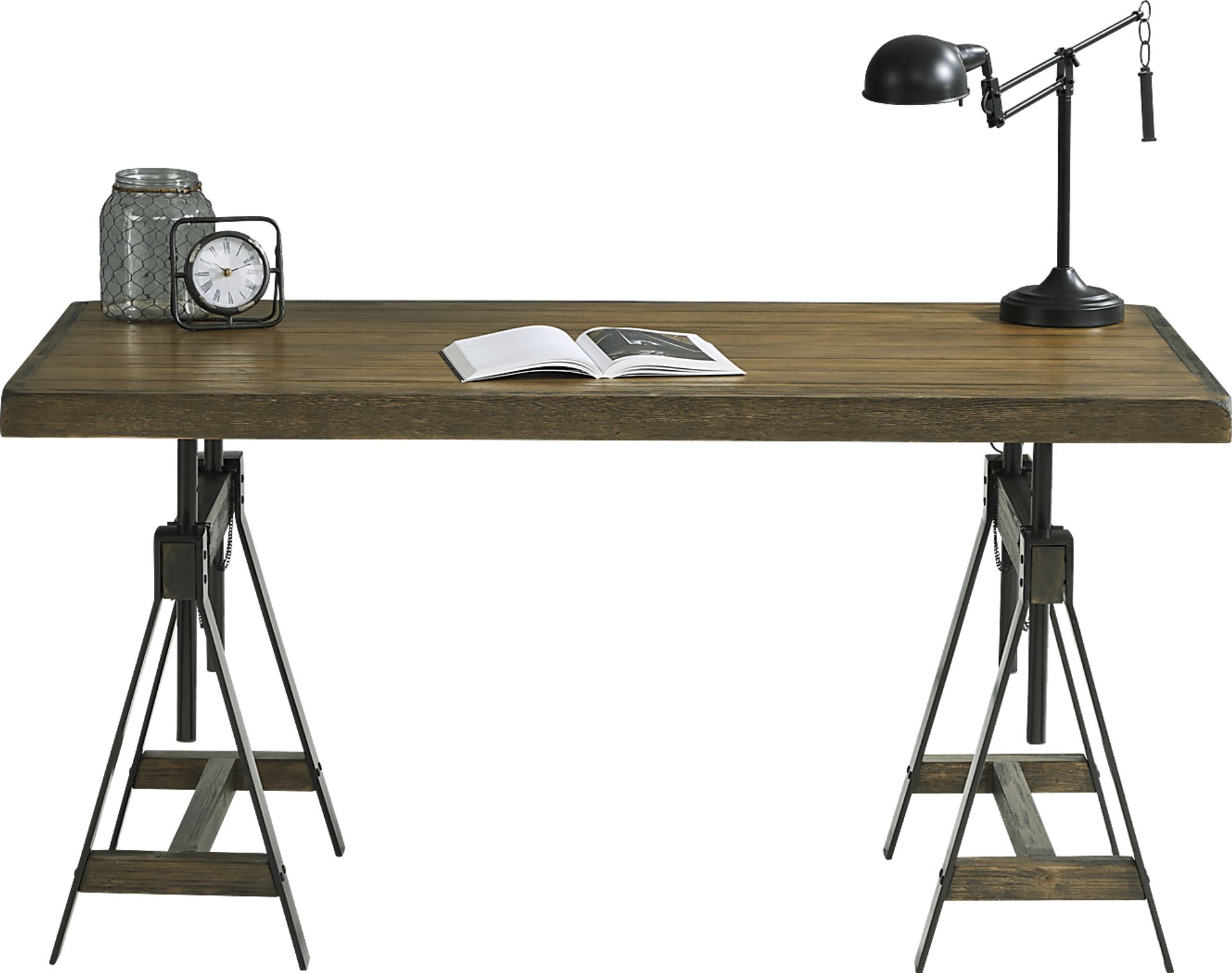 Valley Park Brown Desk - Image 1