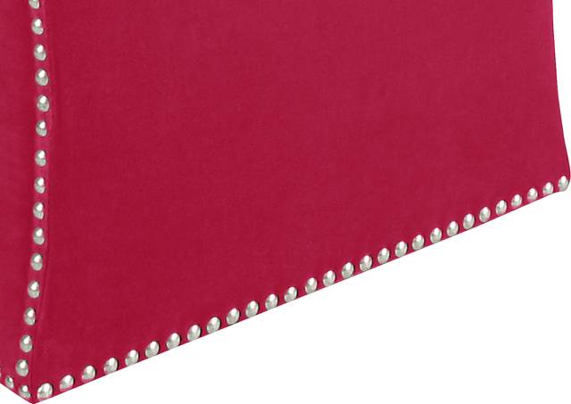 Vallie Raspberry Storage Ottoman - Thumbnail - Image 2
