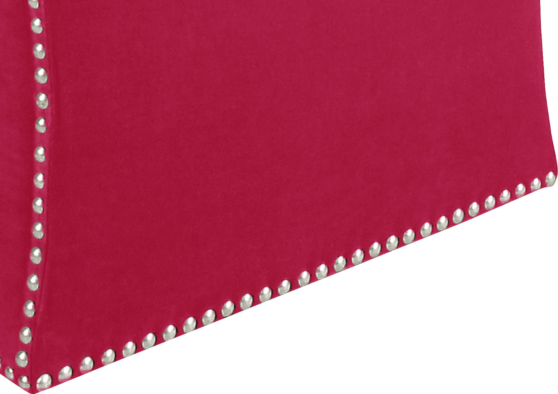 Vallie Raspberry Storage Ottoman - Image 2