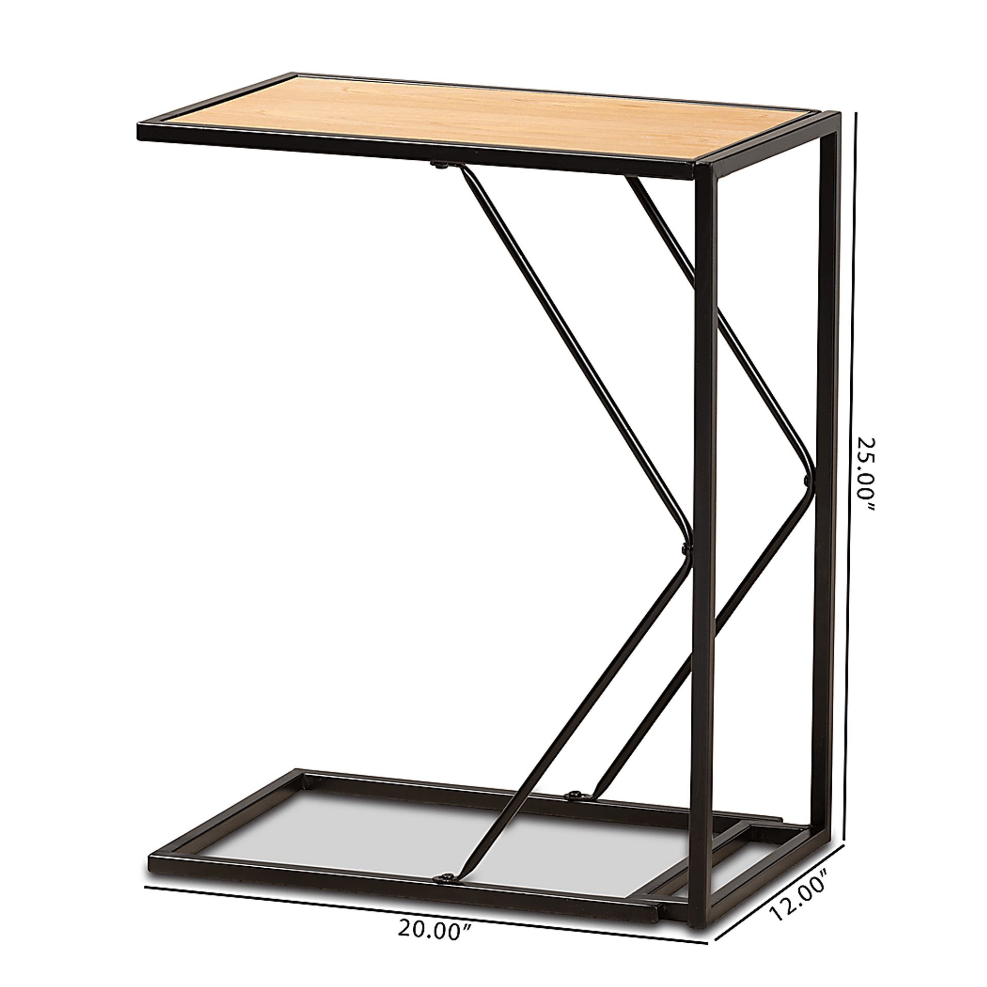 Valljean Brown End Table - Image 8