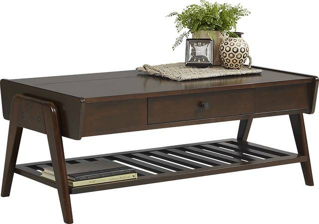 Valloria Brown Cocktail Table - Thumbnail - Image 1
