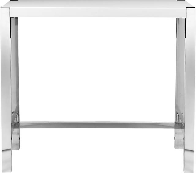 Valmarie White Bar Height Dining Table - Thumbnail - Image 1