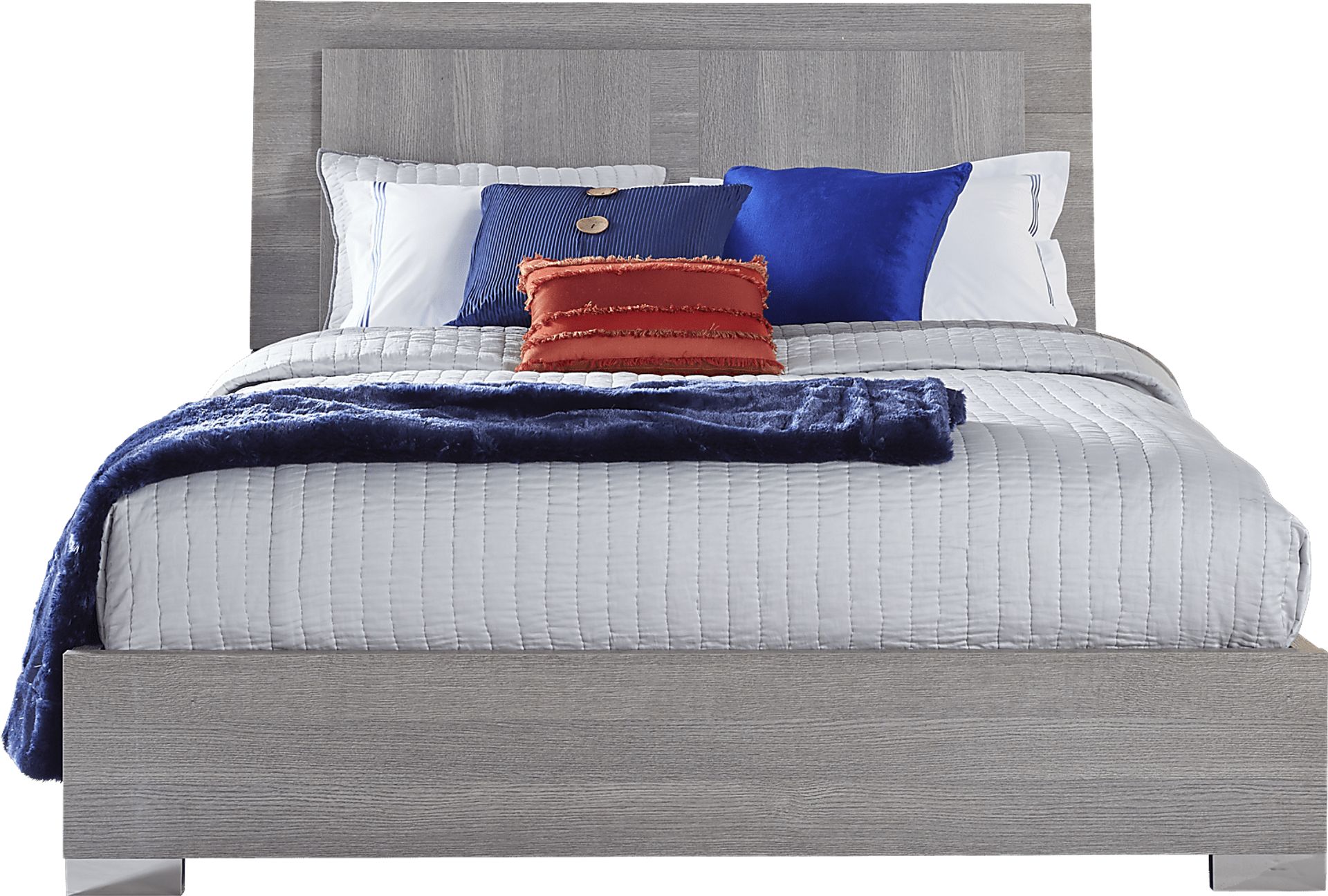 Valmont Gray 3 Pc King Bed - Image 1